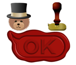 Speech balloon and TOYDOG sticker #3844115