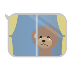 Speech balloon and TOYDOG sticker #3844119
