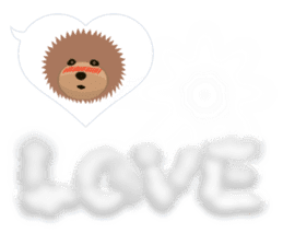 Speech balloon and TOYDOG sticker #3844120