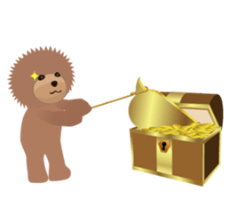 Speech balloon and TOYDOG sticker #3844124