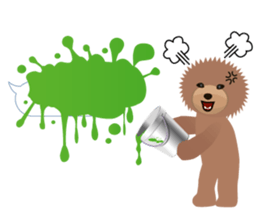 Speech balloon and TOYDOG sticker #3844127