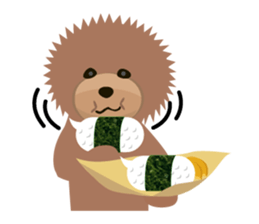 Speech balloon and TOYDOG sticker #3844139