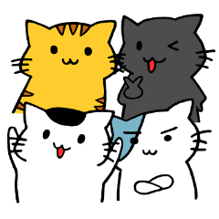 four cats