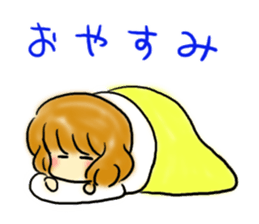 Girl of the foot which there is sticker #3844586