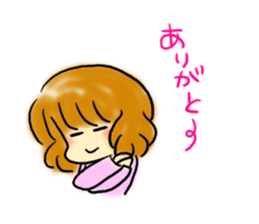 Girl of the foot which there is sticker #3844587