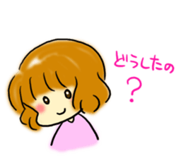 Girl of the foot which there is sticker #3844599