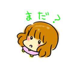 Girl of the foot which there is sticker #3844607