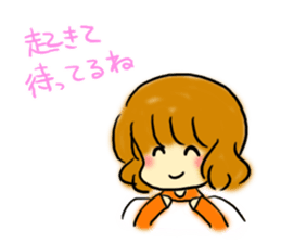 Girl of the foot which there is sticker #3844608