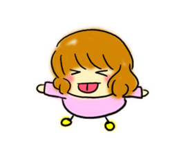 Girl of the foot which there is sticker #3844610