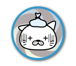 White cat stickers sticker #3844737
