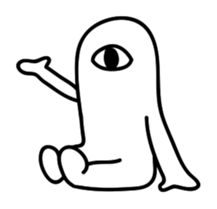 Single eye sticker #3845863