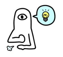 Single eye sticker #3845870