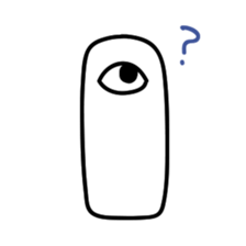 Single eye sticker #3845871