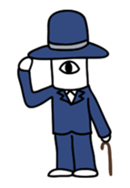 Single eye sticker #3845899