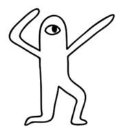 Single eye sticker #3845902