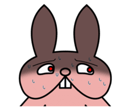 Ugly rabbit! sticker #3846059