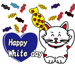 HAPPY CAT MANEKINEKO sticker #3846221