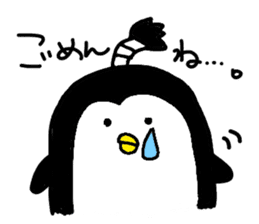 Topknot Penguin(Japanese style)1st sticker #3846951