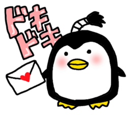 Topknot Penguin(Japanese style)1st sticker #3846956