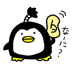 Topknot Penguin(Japanese style)1st sticker #3846962