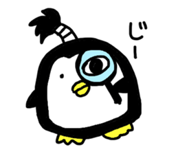 Topknot Penguin(Japanese style)1st sticker #3846963