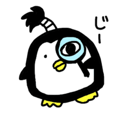 Topknot Penguin(Japanese style)1st sticker #3846963
