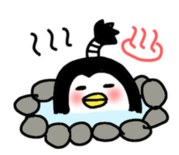 Topknot Penguin(Japanese style)1st sticker #3846965