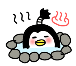 Topknot Penguin(Japanese style)1st sticker #3846965