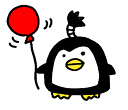 Topknot Penguin(Japanese style)1st sticker #3846974