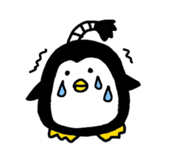 Topknot Penguin(Japanese style)1st sticker #3846978