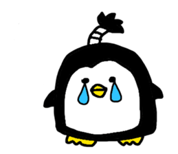 Topknot Penguin(Japanese style)1st sticker #3846979