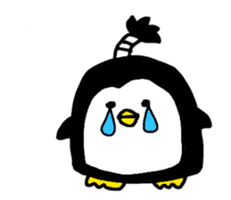 Topknot Penguin(Japanese style)1st sticker #3846979