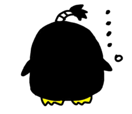 Topknot Penguin(Japanese style)1st sticker #3846981