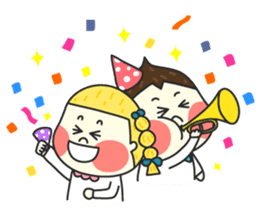Chestnut Couple by Funnyeve sticker #3847346