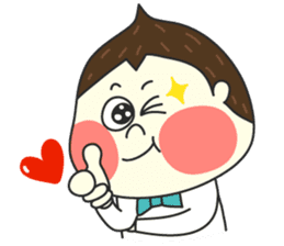 Chestnut Couple by Funnyeve sticker #3847347