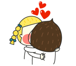 Chestnut Couple by Funnyeve sticker #3847362