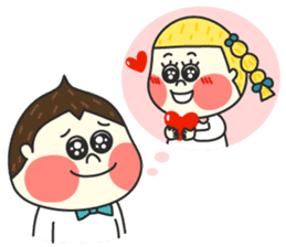 Chestnut Couple by Funnyeve sticker #3847374