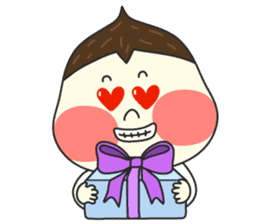 Chestnut Couple by Funnyeve sticker #3847379