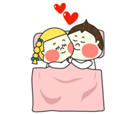 Chestnut Couple by Funnyeve sticker #3847380