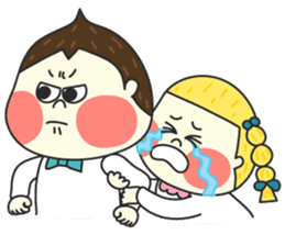 Chestnut Couple by Funnyeve sticker #3847382