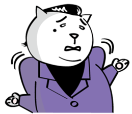 Cat of company sticker #3847957