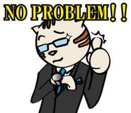 Cat of company sticker #3847969