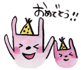 kottsunko with baby sticker #3848199