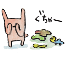 kottsunko with baby sticker #3848208