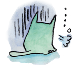 kottsunko with baby sticker #3848214