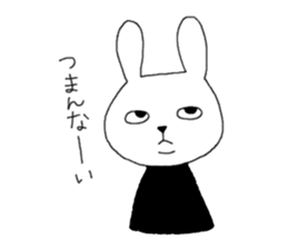 Invective White Rabbit sticker #3848329