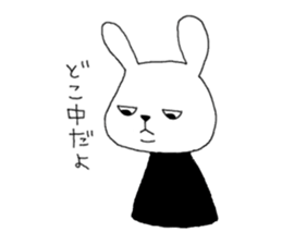 Invective White Rabbit sticker #3848333