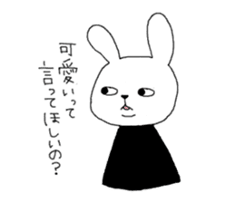 Invective White Rabbit sticker #3848335