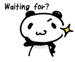 Reply from YURUPANDA for English sticker #3849078