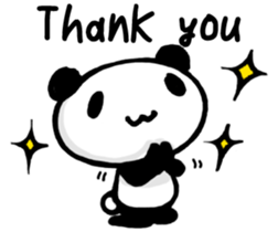 Reply from YURUPANDA for English sticker #3849098